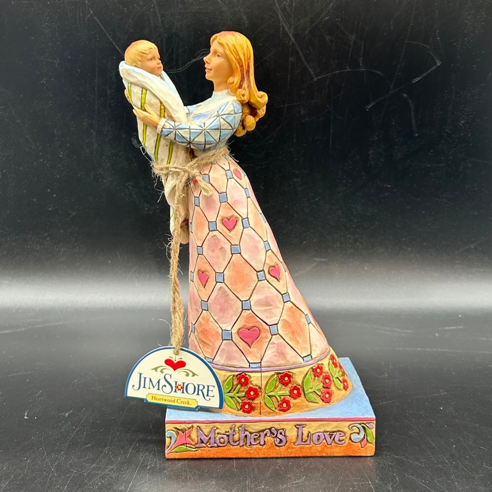 Jim Shore Heartwood Creek Mother's Love Figurine Statue Enesco Mother and Child